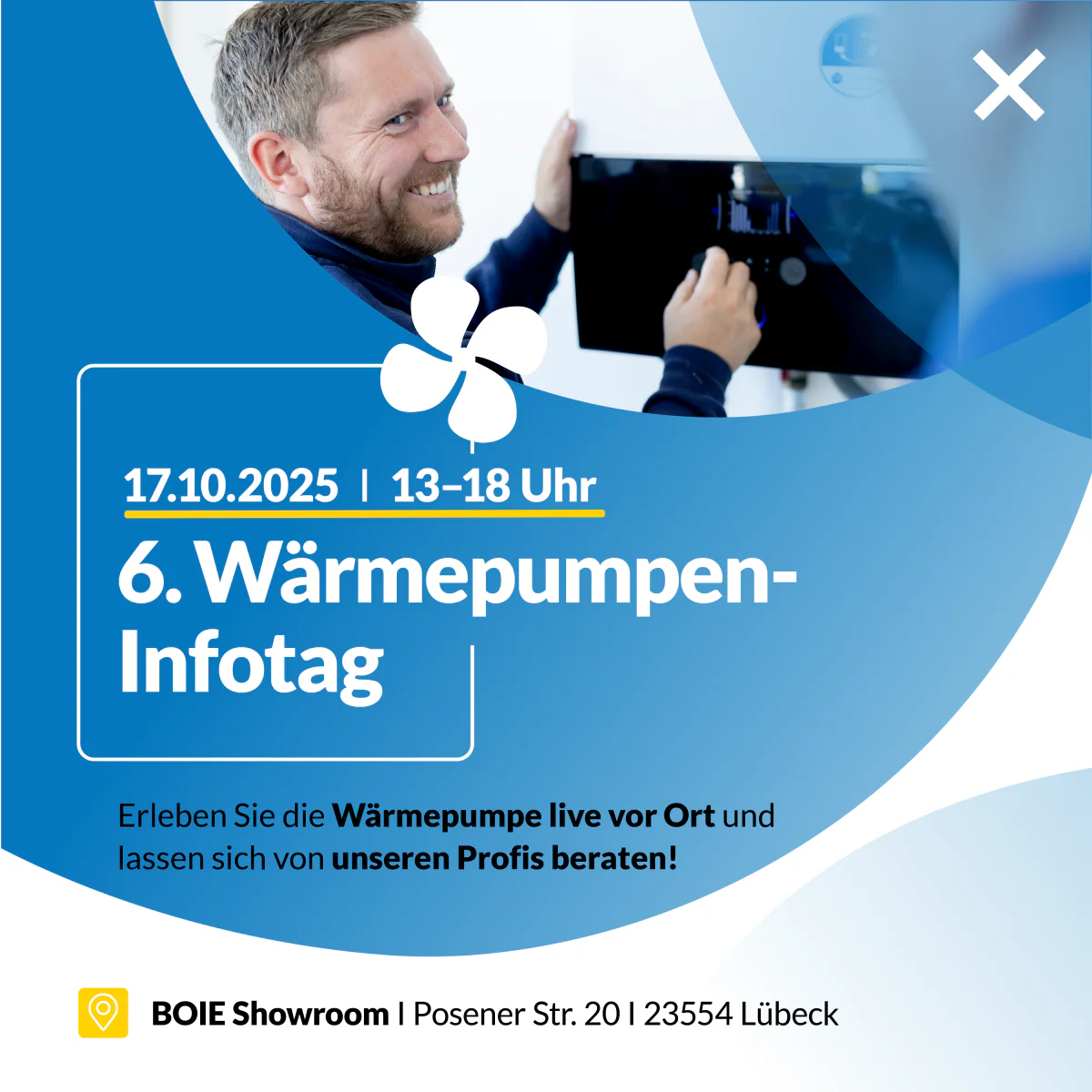 01 BOIE PopUp Waermepumpe 6 Infotag Luebeck 1080x1080px